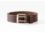 ATLAS Ceinture hors normes cuir marron