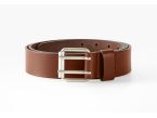 ATLAS Ceinture hors normes cuir châtaigne 