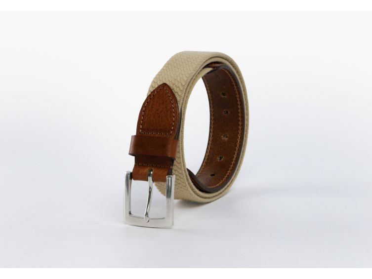 Ceinture élastique en cuir gold - 10103