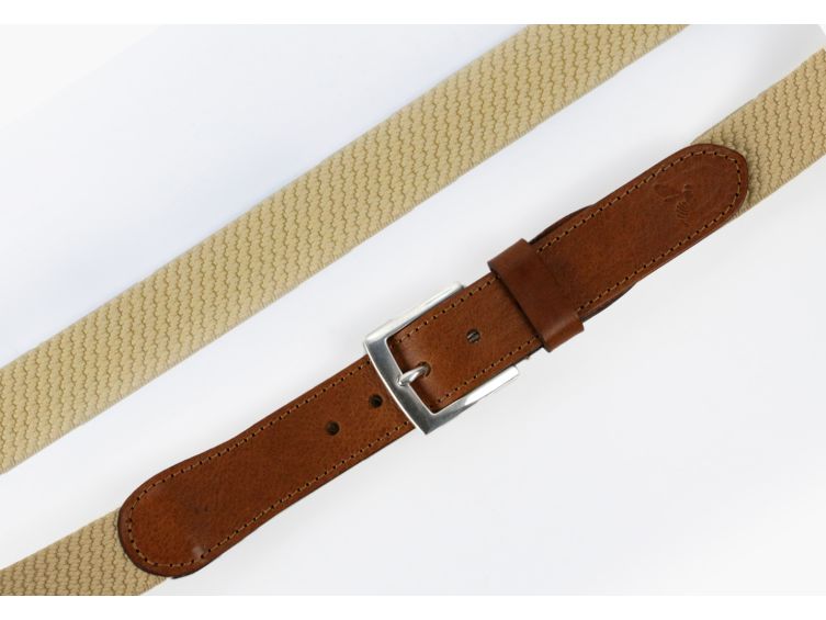 Ceinture élastique en cuir gold - 10103