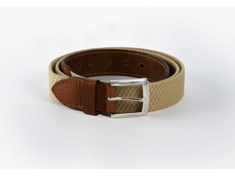Ceinture élastique en cuir gold - 10103