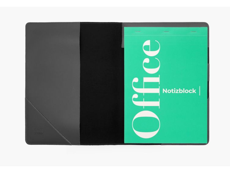 Recharge bloc papier conférencier A4 en cuir