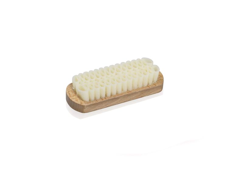 Brosse crêpe pour cuir