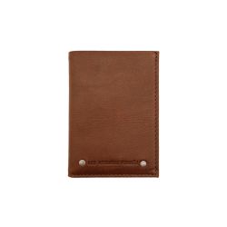 Porte carte 2 volets en cuir fauve - 921