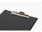 Porte-bloc A4 en cuir noir