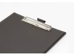 Porte-bloc A4 en cuir marron foncé