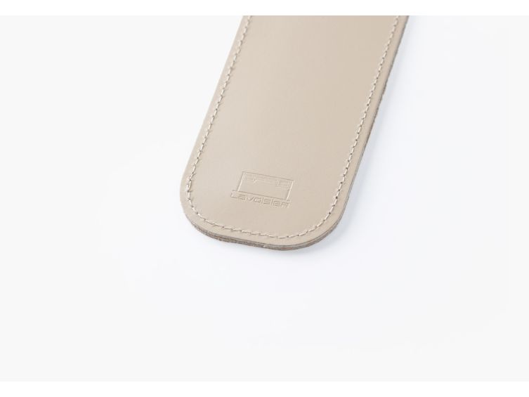 Etui 1 stylo en cuir beige - ET503