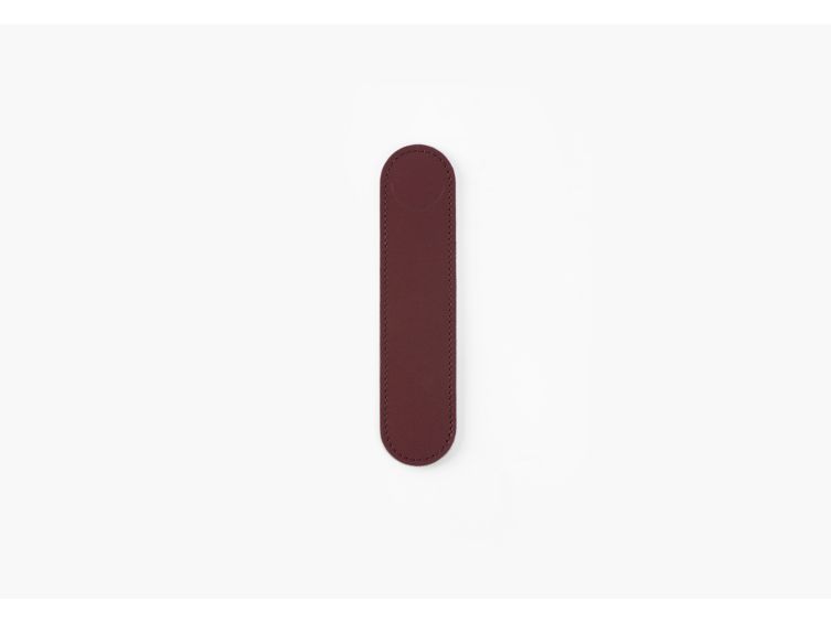 Etui 1 stylo en cuir bordeaux - ET503