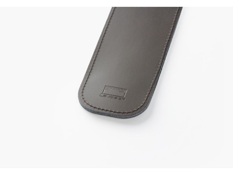 Etui 1 stylo en cuir marron foncé - ET503