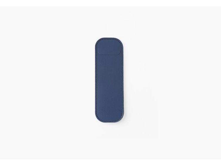 Etui 2 stylos en cuir bleu - ET504