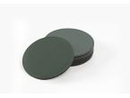 Sous-Verre rond en cuir vert anglais, set de 6