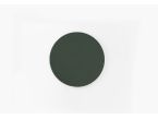 Sous-Verre rond en cuir vert anglais, set de 6
