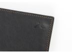 Porte-cartes "Luxe" tout cuir noir et gold 8 Cartes - PM-018-01