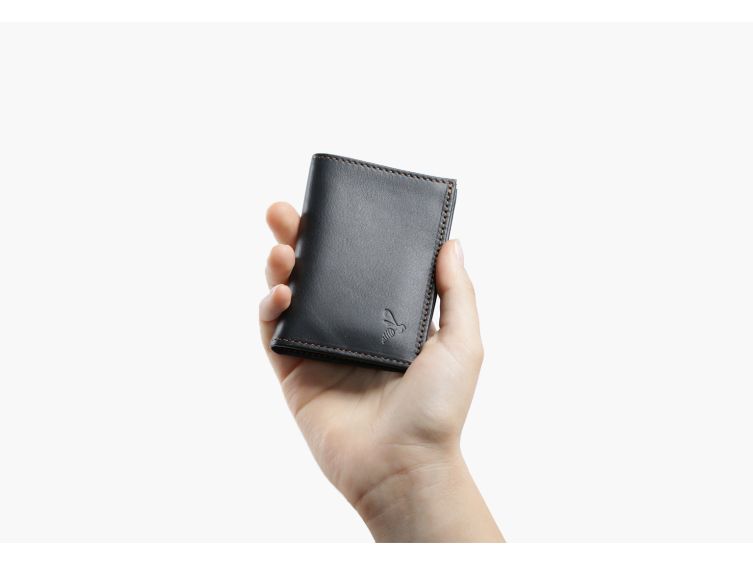 Porte-cartes "Luxe" tout cuir noir et gold 8 Cartes - PM-018-01