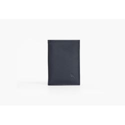 Porte-cartes "Luxe" tout cuir bleu 8 Cartes - PM-018-01 