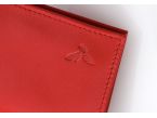 Porte-cartes "Luxe" tout cuir rouge 8 Cartes - PM-018-01 