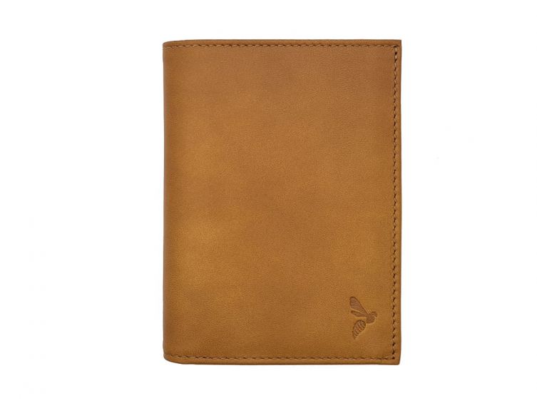 Portefeuille "Luxe" en cuir gold - 13 cm - PM-028-01