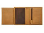 Portefeuille "Luxe" en cuir gold - 13 cm - PM-028-01