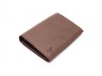 Portefeuille luxe en cuir marron - 13 cm - PM-028-01