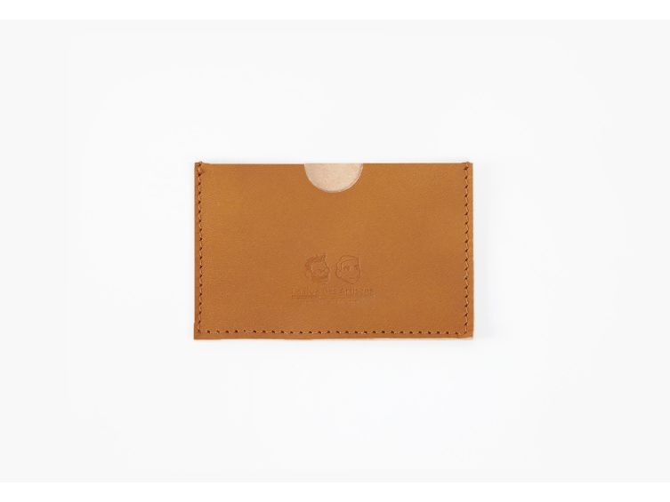 Porte carte ultra simple - couleur naturellement variable