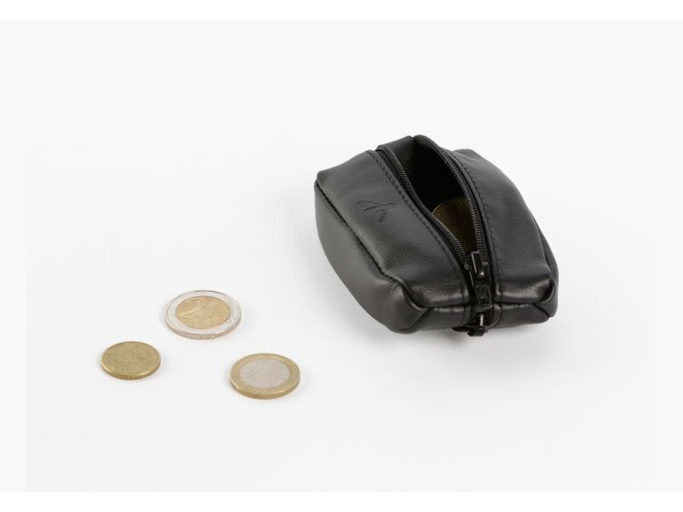 pack Porte-cartes anti-rfid "Luxe" tout cuir noir 8 Cartes + grain de café 035-01 - PM-018-06