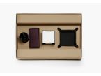 Coffret de bureau en cuir bordeaux SM 5034 + PC+VP+CB+PL + coffret