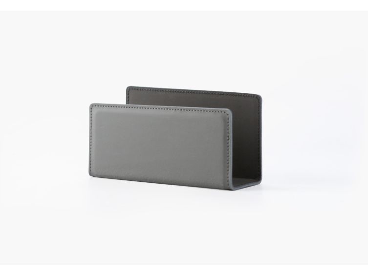 Coffret set bureau cuir extra-confort 60cm gris