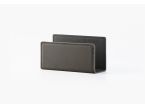 Coffret set bureau cuir extra-confort 60cm marron foncé
