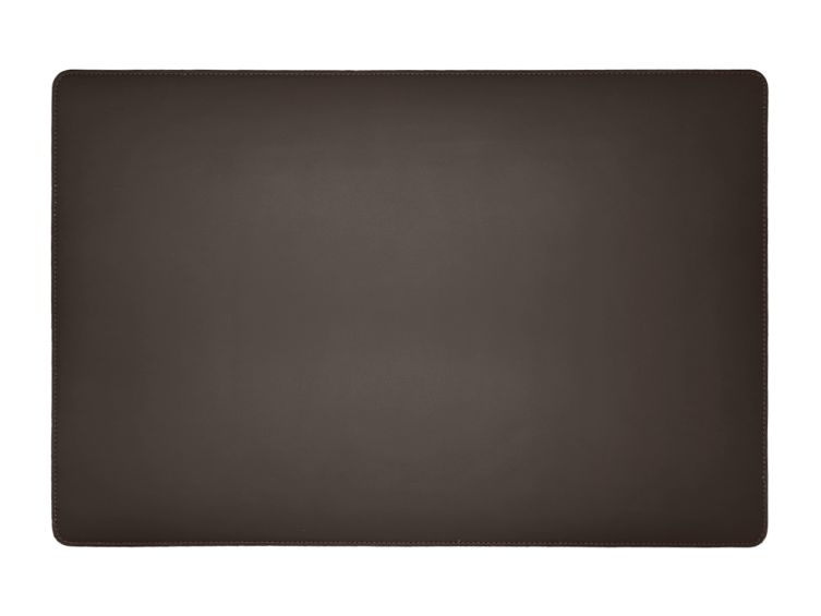 Coffret set bureau cuir extra-confort 60cm marron foncé