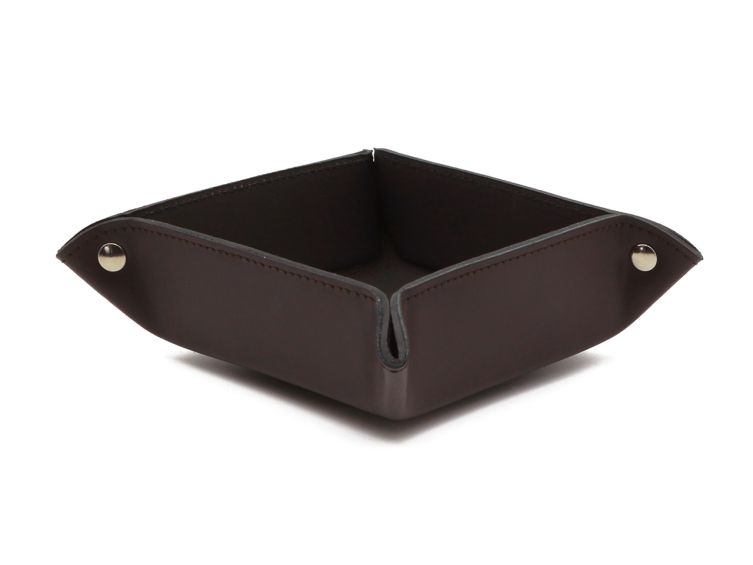 Coffret set bureau cuir extra-confort 60cm marron foncé