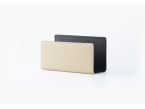 Coffret accessoires bureau cuir beige