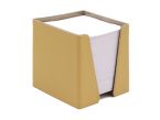Coffret accessoires bureau cuir beige