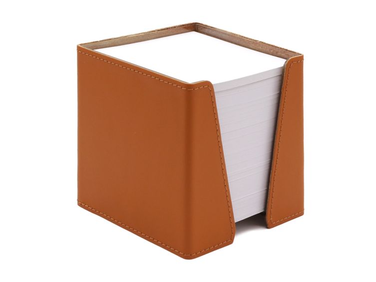 Coffret accessoires bureau cuir gold