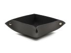 Coffret accessoires bureau cuir gris