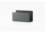 Coffret accessoires bureau cuir vert