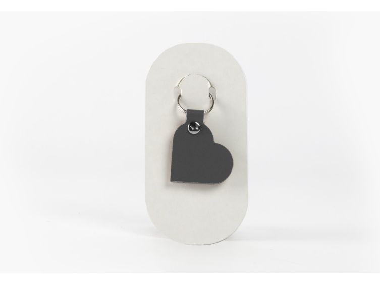 Porte-clé en cuir Coeur 1 - 03-017-01