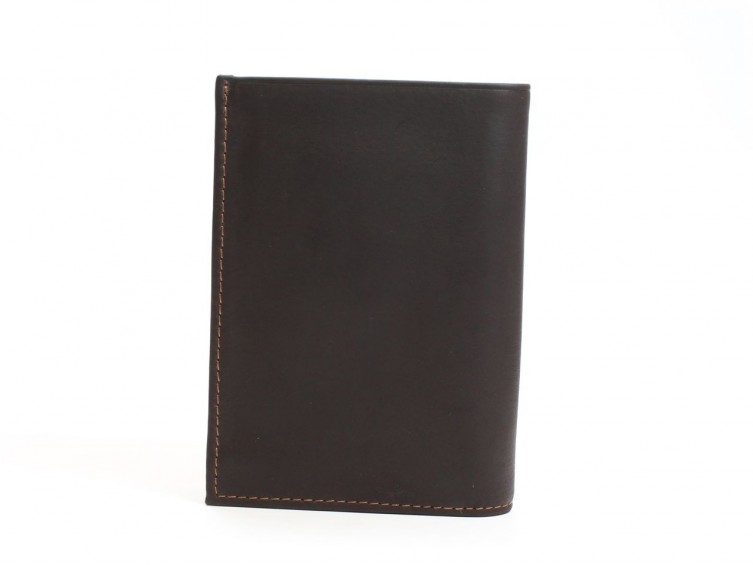  Portefeuille en cuir marron, à 4 volets 466 