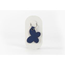 Porte-clé en cuir Papillon - 03-028-01