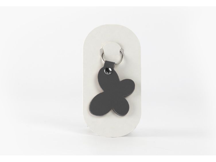Porte-clé en cuir Papillon - 03-028-01