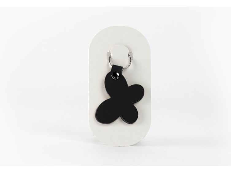 Porte-clé en cuir Papillon - 03-028-01
