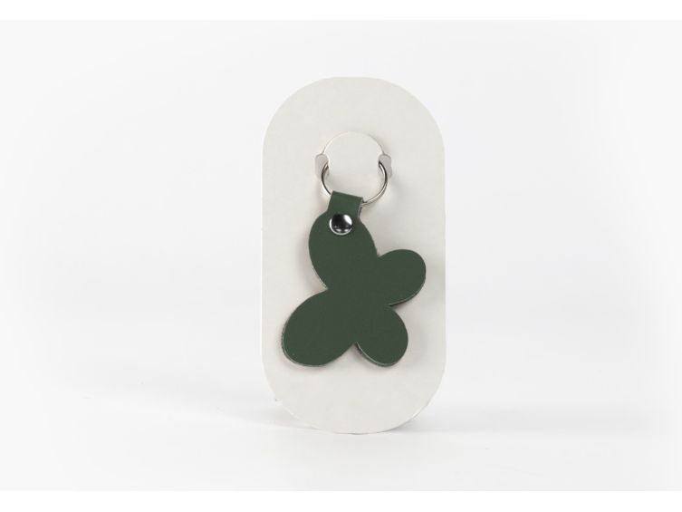 Porte-clé en cuir Papillon - 03-028-01