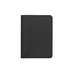 Protège cahier 17x22 en cuir noir