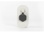 Porte-clé en cuir Hexagone - 03-034-01