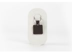 Porte-clé en cuir Carré Simple - 03-035-01