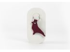 Porte-clé en cuir Oiseau - 03-040-01