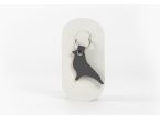 Porte-clé en cuir Oiseau - 03-040-01