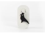 Porte-clé en cuir Oiseau - 03-040-01