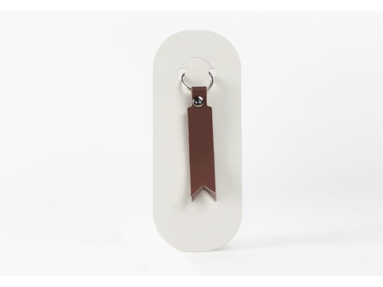 Porte-clé en cuir Lanière Flèche - 03-042-01