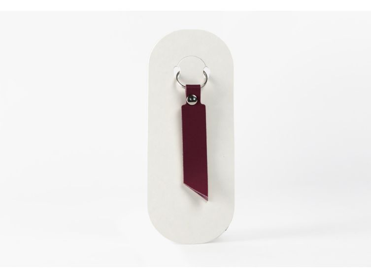 Porte-clé en cuir Lanière Biseau - 03-043-01