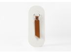 Porte-clé en cuir Lanière Biseau - 03-043-01